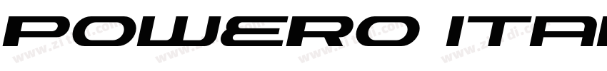 Powero Italic字体转换 Powero Italic字体转换